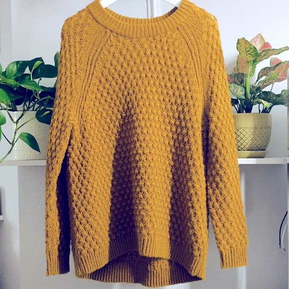 H&M Sweaters - H&M Women’s Knitted Mustard Sweater